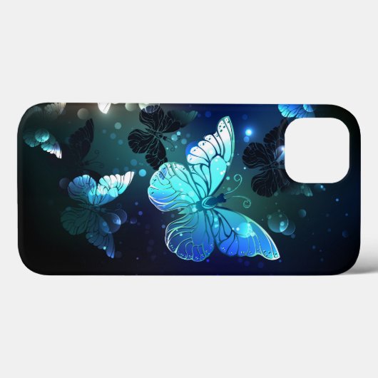 Fluttering Night Butterfly Case-Mate iPhone Case (Achterkant (horizontaal))