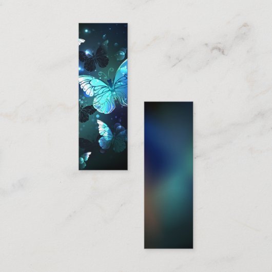 Fluttering Night Butterfly Contactkaartje (Voorkant / Achterkant)