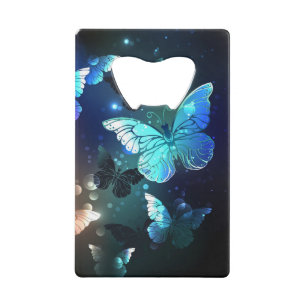 Fluttering Night Butterfly Creditkaart Flessenopener