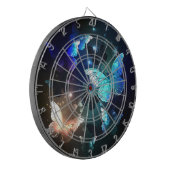 Fluttering Night Butterfly Dartbord (Voorkant Links)