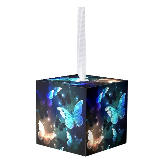 Fluttering Night Butterfly Decoratie (Achter hoekig)