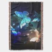 Fluttering Night Butterfly Deken (Voorkant Verticaal)