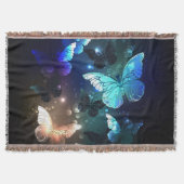 Fluttering Night Butterfly Deken (Voorkant)
