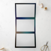 Fluttering Night Butterfly Drieluik Kaart (Binnen)