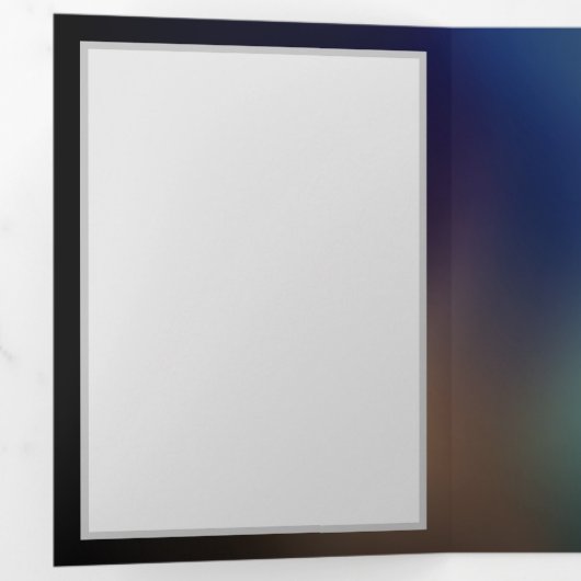 Fluttering Night Butterfly Drieluik Kaart (Binnenzijde eerst)