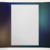 Fluttering Night Butterfly Drieluik Kaart (Binnenkant midden)