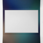 Fluttering Night Butterfly Drieluik Wenskaart (Binnenkant midden)