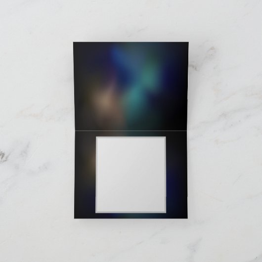 Fluttering Night Butterfly Feestdagen Kaart (Binnen)