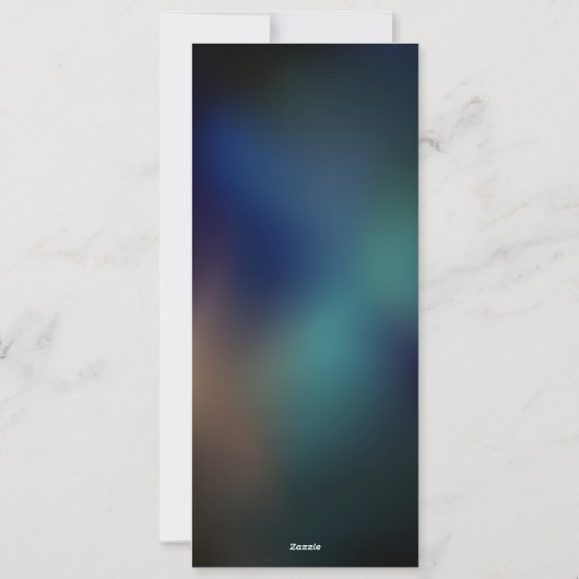 Fluttering Night Butterfly Feestdagenkaart (Achterkant)