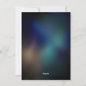 Fluttering Night Butterfly Feestdagenkaart (Achterkant)