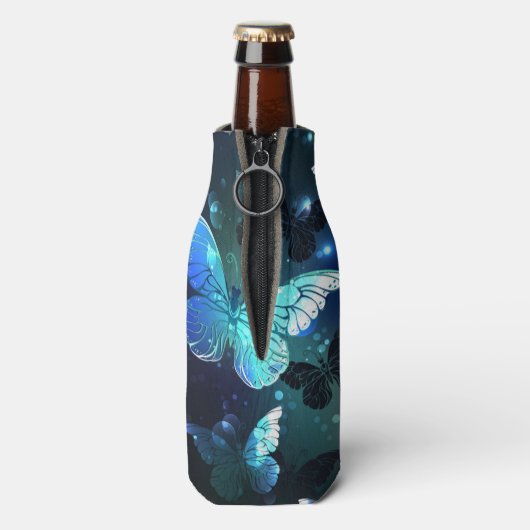 Fluttering Night Butterfly Flesjeskoeler (Fles Achterkant)