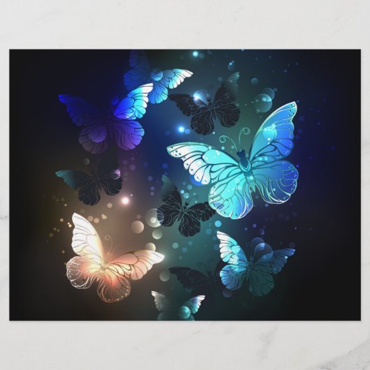 Fluttering Night Butterfly Flyer (Voorkant)