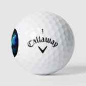 Fluttering Night Butterfly Golfballen (Logo)