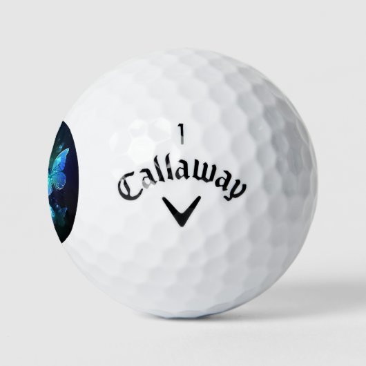 Fluttering Night Butterfly Golfballen (Logo)