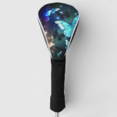 Fluttering Night Butterfly Golfheadcover (Voorkant)