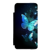 Fluttering Night Butterfly Incipio iPhone Portemonnee Hoesje (Voorkant Agenda)