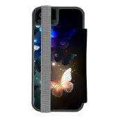 Fluttering Night Butterfly Incipio iPhone Portemonnee Hoesje (Agenda Achterkant)