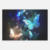Fluttering Night Butterfly Inpakpapier Vel (Voorkant 2)