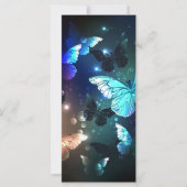 Fluttering Night Butterfly Kaart (Voorkant)