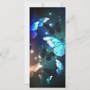 Fluttering Night Butterfly Kaart