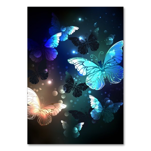 Fluttering Night Butterfly Kaart (Voorkant)