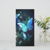 Fluttering Night Butterfly Kaart (Staand voorkant)