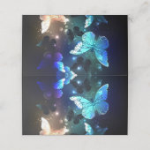 Fluttering Night Butterfly Klantenkaartje (Buitenkant ongevouwen)