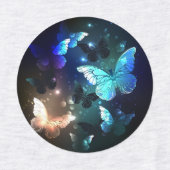 Fluttering Night Butterfly Labels (Design 2)