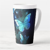 Fluttering Night Butterfly Latte Mok (Rechterhoek)