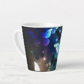 Fluttering Night Butterfly Latte Mok (Linkerhoek)