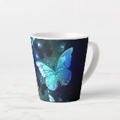 Fluttering Night Butterfly Latte Mok (Rechterhoek)