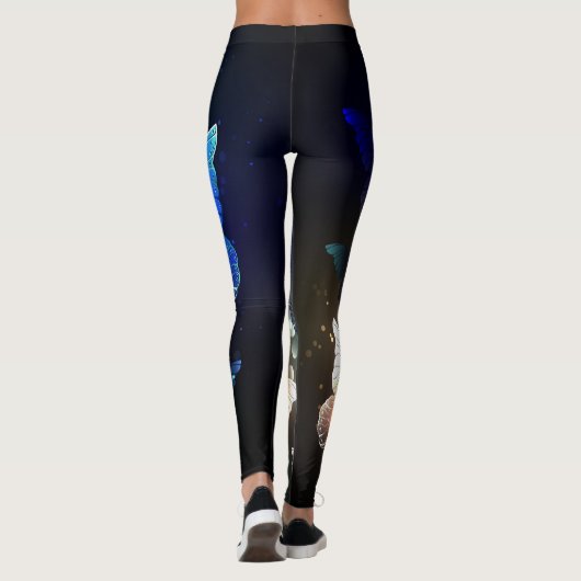 Fluttering Night Butterfly Leggings (Achterkant)