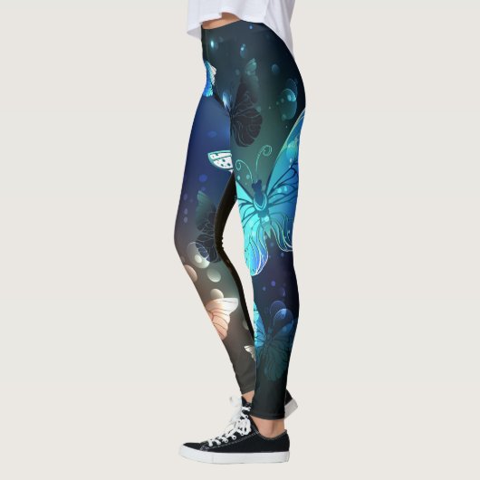 Fluttering Night Butterfly Leggings (Links)