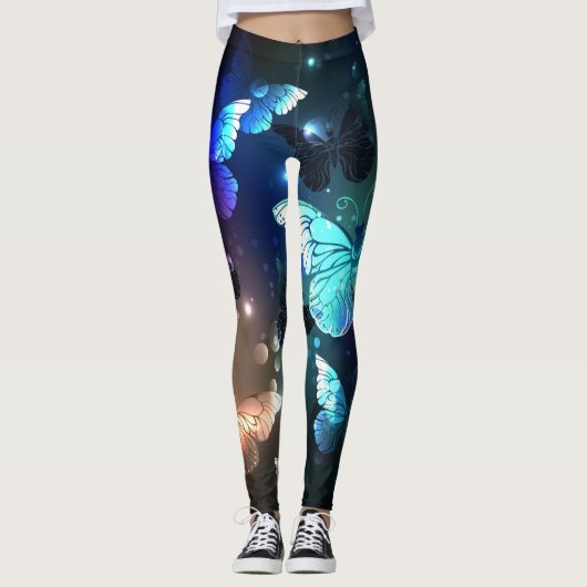 Fluttering Night Butterfly Leggings (Voorkant)