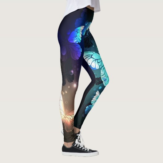 Fluttering Night Butterfly Leggings (Rechts)