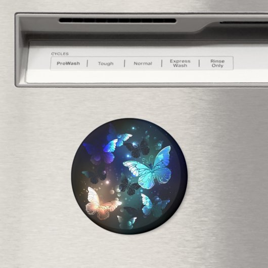 Fluttering Night Butterfly Magneet (Insitu (Vaatwasser))