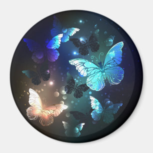 Fluttering Night Butterfly Magneet