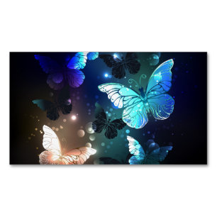 Fluttering Night Butterfly Magnetisch Visitekaartje