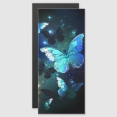 Fluttering Night Butterfly Magnetische Uitnodiging (Voorkant / Achterkant)