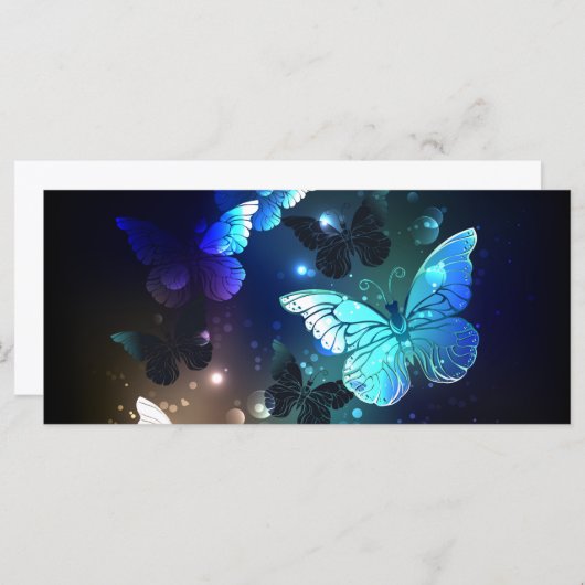 Fluttering Night Butterfly Menu (Voorkant / Achterkant)