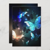 Fluttering Night Butterfly Menu (Voorkant / Achterkant)