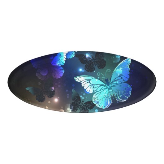 Fluttering Night Butterfly Naambadge (Voorkant)