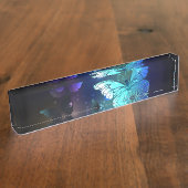 Fluttering Night Butterfly Naambordje (Zijkant)