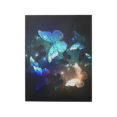 Fluttering Night Butterfly Notitieblok (Linkerzijde)