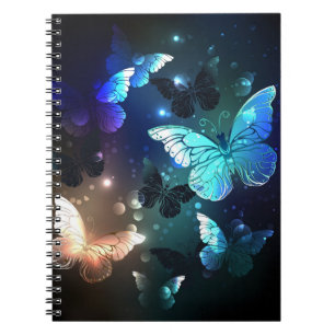 Fluttering Night Butterfly Notitieboek