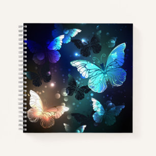 Fluttering Night Butterfly Notitieboek