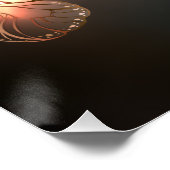 Fluttering Night Butterfly Perfect Poster (Hoek)