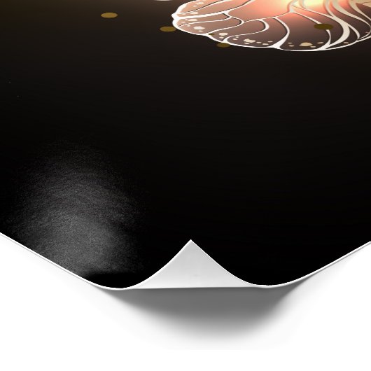 Fluttering Night Butterfly Perfect Poster (Hoek)