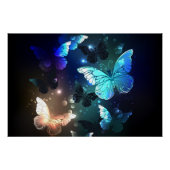 Fluttering Night Butterfly Perfect Poster (Voorkant)