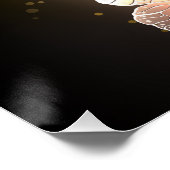 Fluttering Night Butterfly Perfect Poster (Hoek)